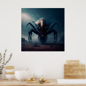 Poster Giant insect (Keuken)