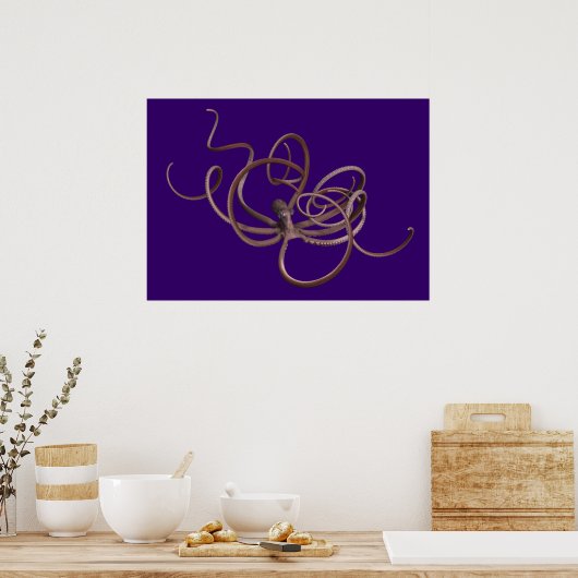 Poster Giant Kraken (Cuisine)