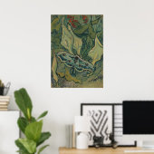 Poster Giant Peacock Moth (1889) par Vincent van Gogh (Bureau à domicile)