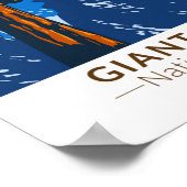 Poster Giant Sequoia National Monument California Vintage (Coin)