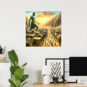 Poster Giants de la Bible chrétienne dans l'art canadien (Bureau à domicile)