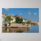 Poster Giardino del Palazzo Vendramin, Martin Rico (Devant)