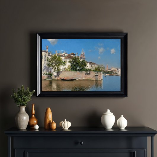 Poster Giardino del Palazzo Vendramin, Martin Rico