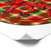 Poster Gibson Tartan Scottish Plaid Lion Rampant (Coin)