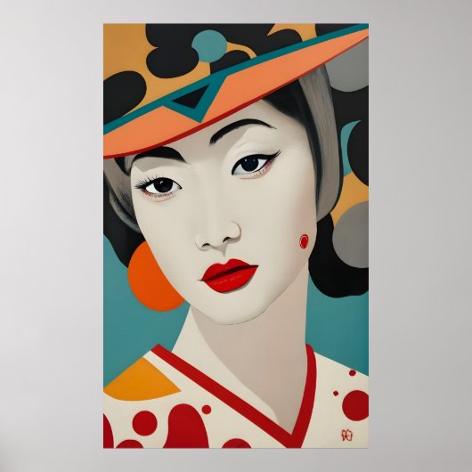 Poster giesha (Devant)