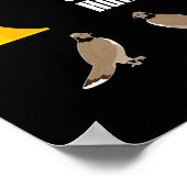 Poster Gift de chasse de coqs - Funny Okayest Hunter (Coin)