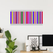 Poster Gigantesque multicouleur Barcode Art (Bureau à domicile)