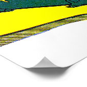 Poster Giggle Crocodile Alligator Animaux Vintages BD (Coin)