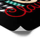 Poster Gigi Claus Reindeer Noël (Coin)