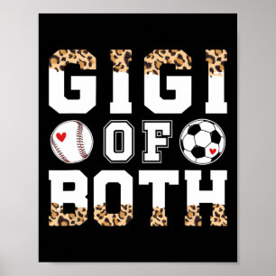 Poster Gigi des deux léopards vend du football Gigi grand