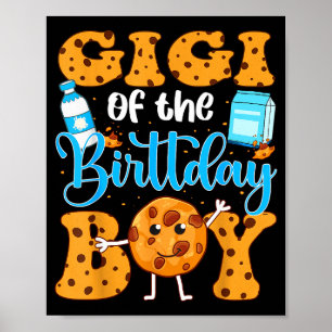 Poster Gigi du garçon d'anniversaire Lait Et Biscuits 1er