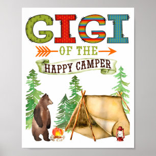 Poster Gigi du Happy Camper Premier Anniversaire Camng