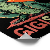 Poster Gigisaurus Dino Dinosaur Gigi-saurus T-rex Funny T (Coin)