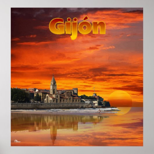 Poster Gijón (Devant)