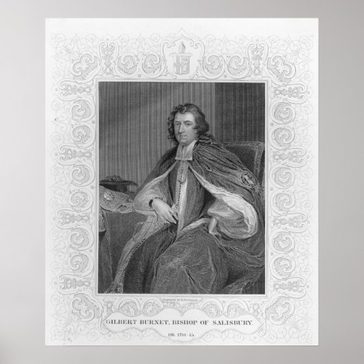 Poster Gilbert Burnet, évêque de Salisbury (Devant)