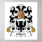 Poster Gilbert Family Crest (Devant)