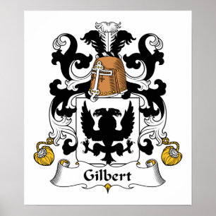 Poster Gilbert Family Crest