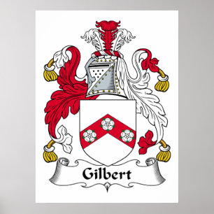 Poster Gilbert Family Crest