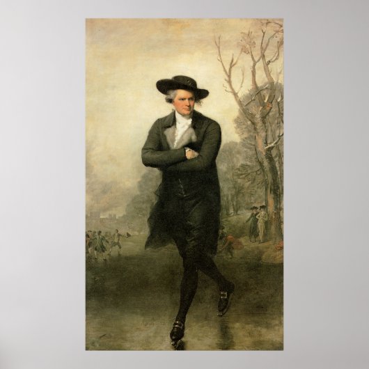 Poster Gilbert Stuart Le Patineur William Grant Portrait (Devant)