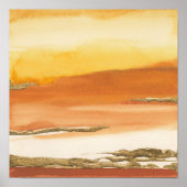 Poster Gilded Amber I (Devant)