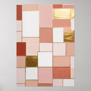 Poster Gilded Rose Géométrie
