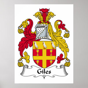 Poster Giles Family Crest