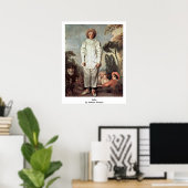 Poster Gilles Par Antoine Watteau (Bureau à domicile)