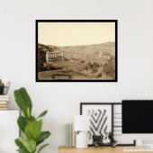 Poster Gillispie Hotels & Minnekahta Hot Springs SD 1891 (Bureau à domicile)