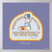 Poster Gilmore Girls | Graphique des devis de café (Devant)
