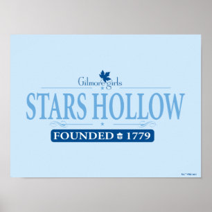 Poster Gilmore Girls   Logo Hollow Stars