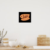 Poster Gilmore Girls | Logo Luke's Diner (Cuisine)