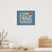 Poster Gilmore Girls | Luke's Diner Graphic (Cuisine)