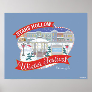 Poster Gilmore Girls Stars Hollow Winter Festival