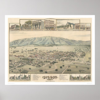 Poster Gilroy : Père Noël Clara County California (1299)