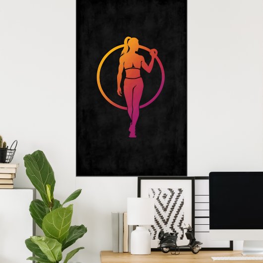 Poster gimnastique (Bureau à domicile)
