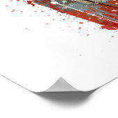 Poster Gin Bottle Wall Art Imprimer "Berry" (Coin)