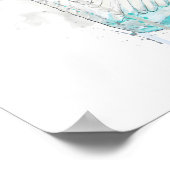 Poster Gin Bottle Wall Art Print 'Hebridean Hue' (Coin)