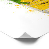 Poster Gin Bottle Wall Art Print 'Zest' (Coin)