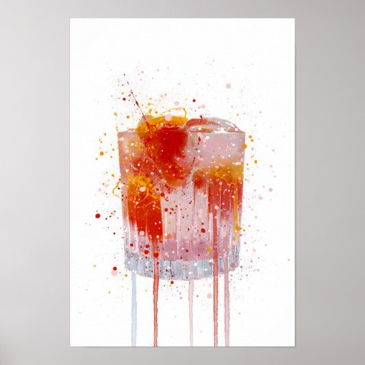 Poster Gin & Tonic 'Pink Grapefruit' (Devant)