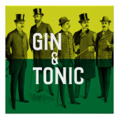 Poster Gin & Tonique (Devant)
