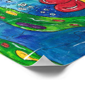 Poster Gina the Goldfish Print (Coin)