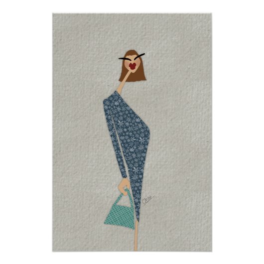 Poster Ginette en promenade Mode (Devant)