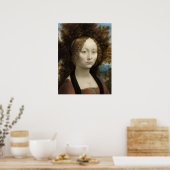 Poster Ginevra de' Benci par Léonard de Vinci (Cuisine)