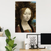 Poster Ginevra de' Benci par Leonardo Da Vinci (Bureau à domicile)
