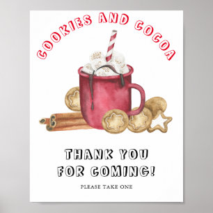 Poster Gingembre COOKIES AVEC CACAO - Merci pour venir