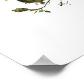 Poster Gingembre et Fête des mariées florale de la Marine (Coin)