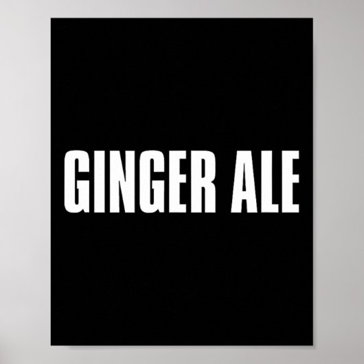 Poster Ginger Ale Thanksgiving Costume Funny Drinks And B (Devant)