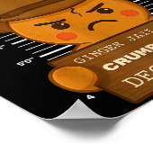 Poster Ginger Jailhouse Christmas Humor Gingerbread Coupl (Coin)