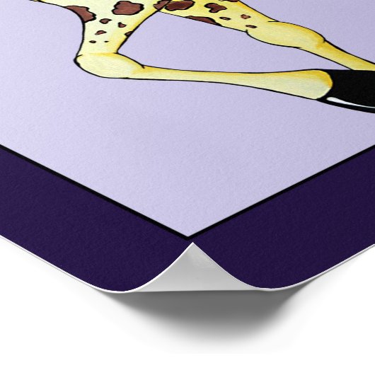 Poster Ginger la girafe (Coin)