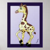 Poster Ginger la girafe (Devant)